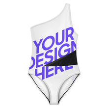 Charger l'image dans la galerie, Maillot de bain une pièce amincissant en maille sexy pour femme SDS504 personnalisé avec photo texte prénom (conception une image)
