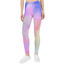 Charger l'image dans la galerie, Yoga Pants Leggings Watercolor, Dreamy
