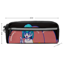 Charger l'image dans la galerie, Trousse Cuir Litchi Personnalisée | Double Compartiment Luxe
