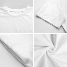Charger l&#39;image dans la galerie, Robe pyjama t-shirt grande taille pour femme, grandes tailles LM475 personnalisé avec photo texte prénom (conception une image)

