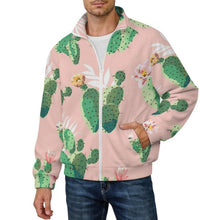 Charger l'image dans la galerie, Fleece Jacket Cactus, Tropical, Pink
