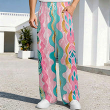 Charger l'image dans la galerie, Pantalon Large Homme à Cordon avec Impression Personnalisée
