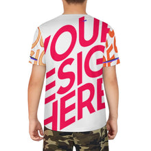 Charger l&#39;image dans la galerie, T-shirt de baseball J81T enfant personnalisé avec photo texte prénom
