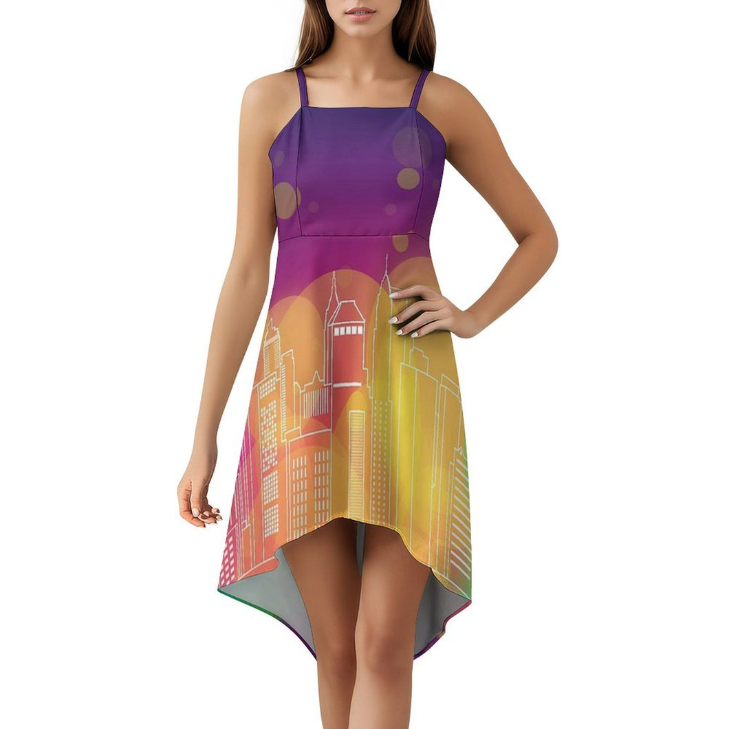 Robe Asymétrique Personnalisable Femme | Style Fluide & Confort