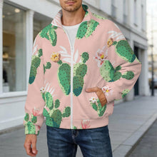Charger l'image dans la galerie, Fleece Jacket Cactus, Tropical, Pink
