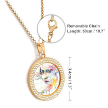 Charger l'image dans la galerie, Pin's Cœur Personnalisé en Métal | Broche Photo Romantique
