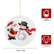 Charger l&#39;image dans la galerie, Ornement de Noël en Céramique Personnalisé | Boule avec Photo
