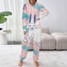 Charger l&#39;image dans la galerie, Combinaison Pyjama Adulte Personnalisée | Grenouillère Polaire Douce
