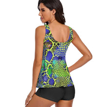 Charger l'image dans la galerie, Tankini Grande Taille avec Shorty | Maillot 2 Pièces Couvrant S-6XL
