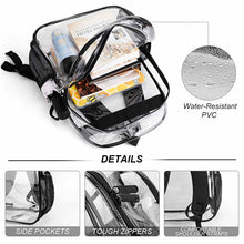 Charger l'image dans la galerie, Sac à Dos Transparent 17" Personnalisé | Cadeau d'Entreprise
