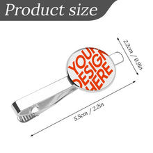 Charger l&#39;image dans la galerie, Pinces à cravate (lot de 2 avec différents motifs) personnalisée avec prénom motif texte
