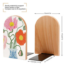 Charger l&#39;image dans la galerie, Serre livre bois / Grands serre-livres 2 pcs BG1613026  personnalisé avec photo logo texte motif
