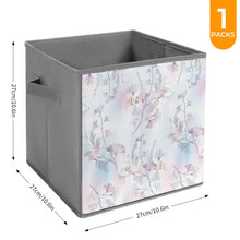 Charger l&#39;image dans la galerie, Boîte de rangement pliable en tissu Oxford personnalisé avec photo texte prénom
