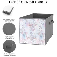 Charger l&#39;image dans la galerie, Boîte de rangement pliable en tissu Oxford personnalisé avec photo texte prénom
