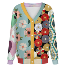 Charger l&#39;image dans la galerie, Cardigan femme LM228 personnalisée avec prénom motif texte (conception multi-images)
