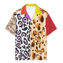 Charger l&#39;image dans la galerie, Chemise à manches courtes pour homme NY personnalisée avec prénom motif texte (conception multi-images)
