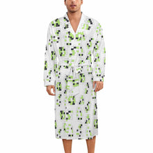 Charger l&#39;image dans la galerie, Chemise de nuit unisexe à manches longues avec ceinture LM127 personnalisé avec photo texte prénom (conception une image)
