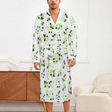 Charger l&#39;image dans la galerie, Chemise de nuit unisexe à manches longues avec ceinture LM127 personnalisé avec photo texte prénom (conception une image)
