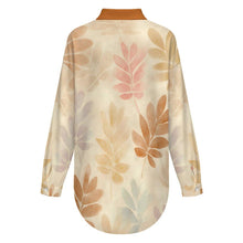 Charger l&#39;image dans la galerie, Chemise femme à épaules tombantes LM554 personnalisé avec photo texte prénom (conception une image)
