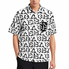Charger l&#39;image dans la galerie, Chemise homme manches courtes avec poche B339 personnalisée avec prénom motif texte (conception multi-images)
