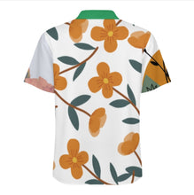 Charger l&#39;image dans la galerie, Chemise plissée homme manches courtes coupe décontractée LM005 personnalisée avec prénom motif texte (conception multi-images)
