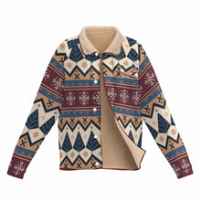 Charger l&#39;image dans la galerie, Chemises décontracté en polaire à col montant MWL505 pour femme personnalisée avec prénom motif texte
