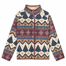 Charger l&#39;image dans la galerie, Chemises décontracté en polaire à col montant MWL505 pour femme personnalisée avec prénom motif texte
