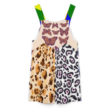 Charger l&#39;image dans la galerie, Combinaison short à bretelles pour femme ULR personnalisée avec prénom motif texte (conception multi-images)
