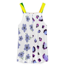 Charger l&#39;image dans la galerie, Combinaison short à bretelles pour femme ULR personnalisée avec prénom motif texte (conception multi-images)
