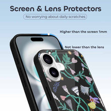Charger l&#39;image dans la galerie, Coque de téléphone en verre Apple iPhone 16 personnalisé avec photo texte prénom
