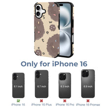 Charger l&#39;image dans la galerie, Coque de téléphone portable iPhone 16 série en cuir fibre personnalisé avec photo texte prénom
