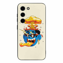 Charger l&#39;image dans la galerie, Coque de protection pour téléphone portable en TPU Samsung S23 personnalisé avec photo texte prénom
