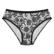 Charger l&#39;image dans la galerie, Culotte femme en dentelle LM500 personnalisé avec photo texte prénom (conception une image)
