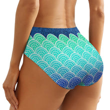 Charger l&#39;image dans la galerie, Culotte / string / slip taille basse confortable femme NZ053 personnalisé avec photo motif logo texte (impression des multi-images)
