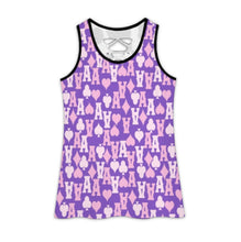 Charger l&#39;image dans la galerie, Débardeur femme TXLD dos rayures horizontales débardeur creux BS personnalisée avec prénom motif texte (conception multi-images)
