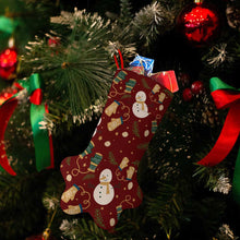 Charger l&#39;image dans la galerie, Cadeau de décoration de Noël Chaussette de Noël personnalisé avec photo motif texte
