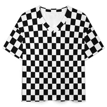 Charger l'image dans la galerie, Ensemble pyjama court pour femme à col en V B98TZ personnalisé avec photo texte prénom (conception une image)
