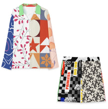 Charger l&#39;image dans la galerie, Ensemble chemise à manches longues et short extra doux A18TZ pour femme personnalisée avec prénom motif texte (conception multi-images)
