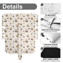 Charger l&#39;image dans la galerie, Étui à lunettes en cuir JJ0531103 personnalisé avec photo texte prénom
