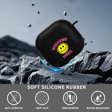 Charger l&#39;image dans la galerie, Étui de protection pour écouteurs Bluetooth AirPods 4 personnalisée avec prénom motif texte
