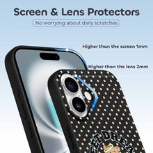 Charger l&#39;image dans la galerie, Étui de protection pour téléphone portable Apple iPhone 16 série en cuir TPU personnalisé avec photo texte prénom
