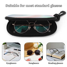 Charger l&#39;image dans la galerie, Étui de rangement horizontal pour lunettes personnalisée avec prénom motif texte
