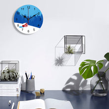 Charger l&#39;image dans la galerie, Horloge murale en PVC simple personnalisée avec photo motif texte logo image
