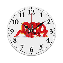 Charger l&#39;image dans la galerie, Horloge murale en PVC à la mode personnalisée avec photo logo texte
