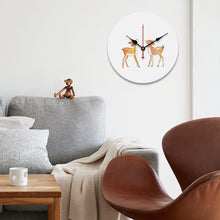 Charger l&#39;image dans la galerie, Horloge murale en bois pas d&#39;échelle personnalisée avec photo image logo motif texte
