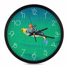 Charger l&#39;image dans la galerie, Horloge PC murale vintage décorative personnalisée avec photo texte prénom
