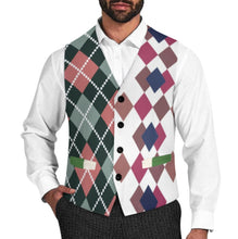Charger l&#39;image dans la galerie, Gilet de costume homme LTM00296 personnalisée avec prénom motif texte (conception multi-images)
