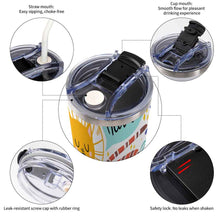 Charger l&#39;image dans la galerie, Gobelet de voiture de grande capacité en acier inoxydable 304 personnalisé avec photo texte prénom
