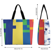 Charger l&#39;image dans la galerie, Grand sac cabas XB0601059 avec bandoulière pour femme personnalisée avec prénom motif texte (conception multi-images)
