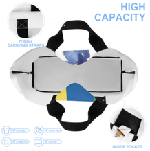 Charger l&#39;image dans la galerie, Grand sac cabas XB0601059 avec bandoulière pour femme personnalisée avec prénom motif texte (conception multi-images)
